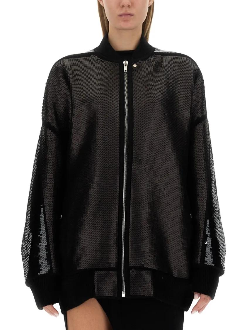 Thumbnail - Rick Owens - Bomber Jumbo Peter - Größe 38 - schwarz