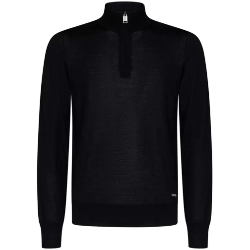 Brioni Black Turtleneck Sweater Black Pullover