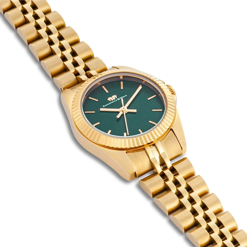 Rhodenwald & Söhne Automatikuhr Damen Armbanduhr Cassina Edelstahl gold(Image 6)