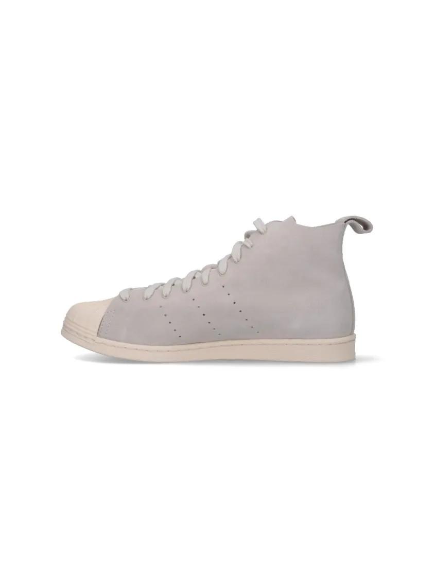 Thumbnail - ADIDAS X WALES BONNER Low-Top Sneaker - "Superstar Hi" Sneakers Grey - Gr. 11 - in Grau - für Damen