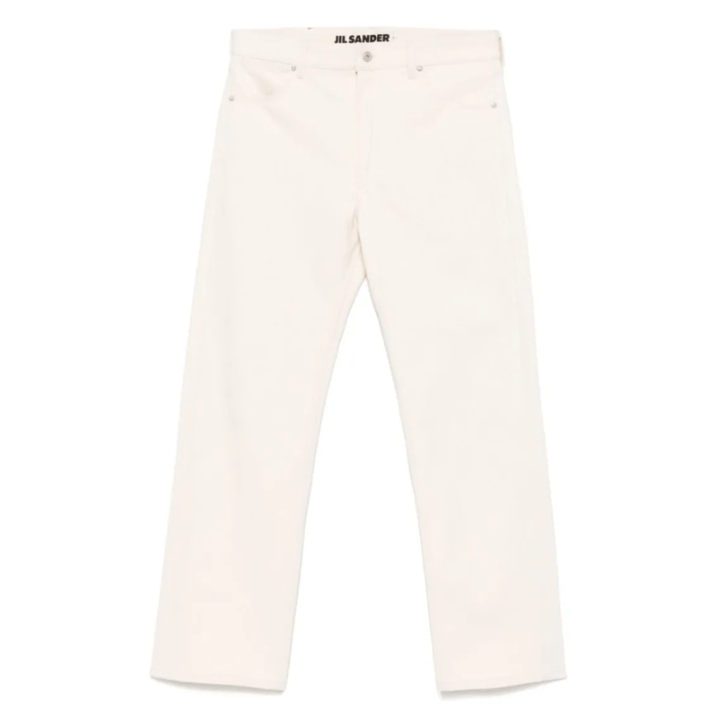 Jil Sander Jeans Straight-Leg Jeans With Classic Five-Pocket Design Neutrals