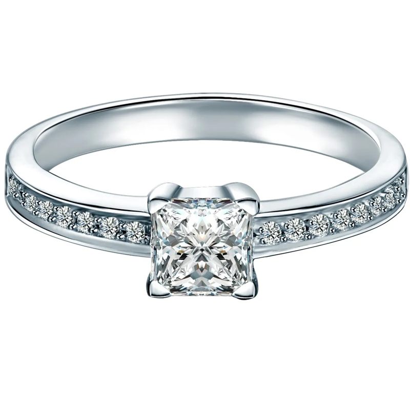 Trilani Ring Sterling Silber Ring Zirkonia silber