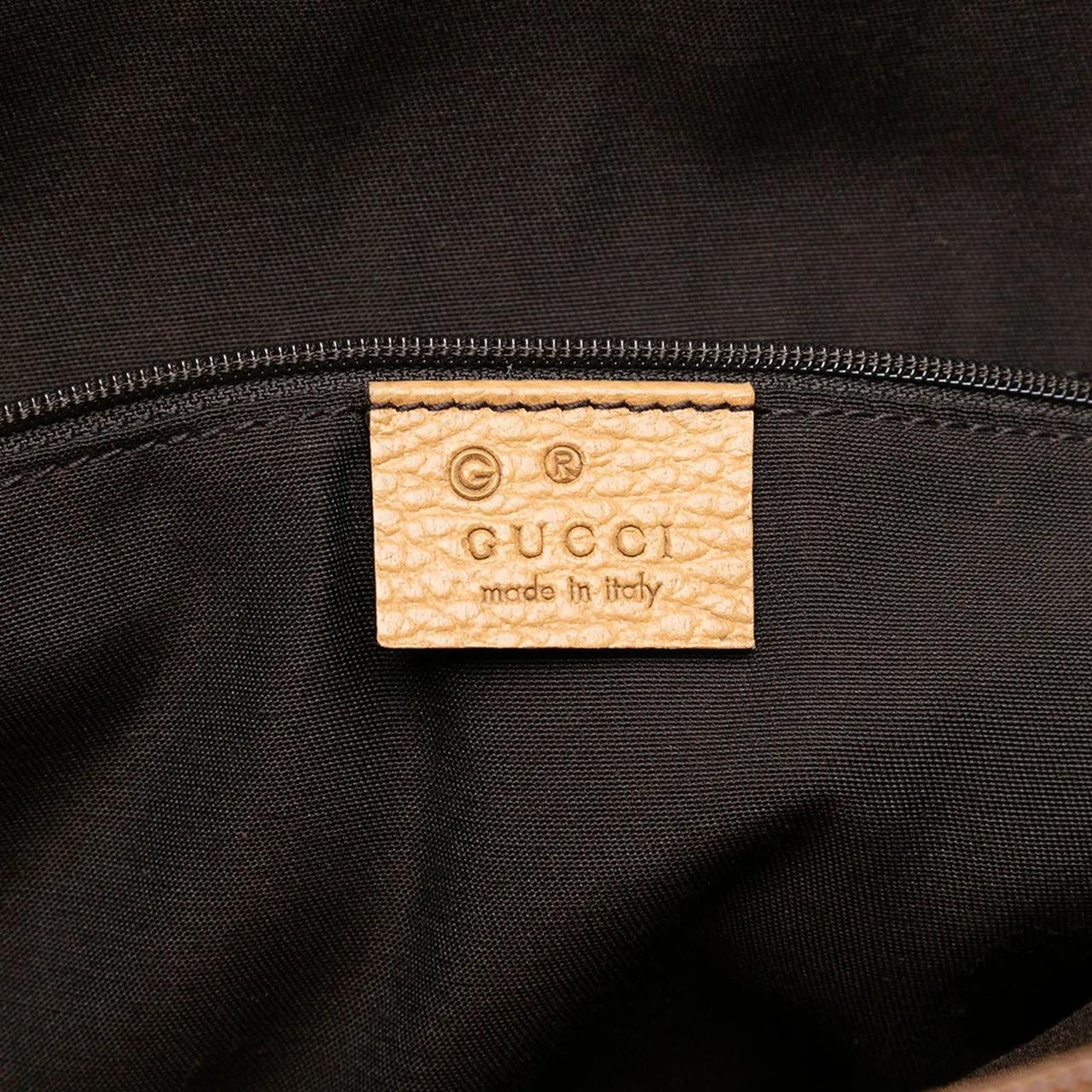 Thumbnail - Gucci Hobo Bags - Large Leather GG Charm Dome Satchel - Gr. unisize - in Braun - für Damen