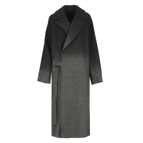 Y-3 Trenchcoat Black Wool Coat Black