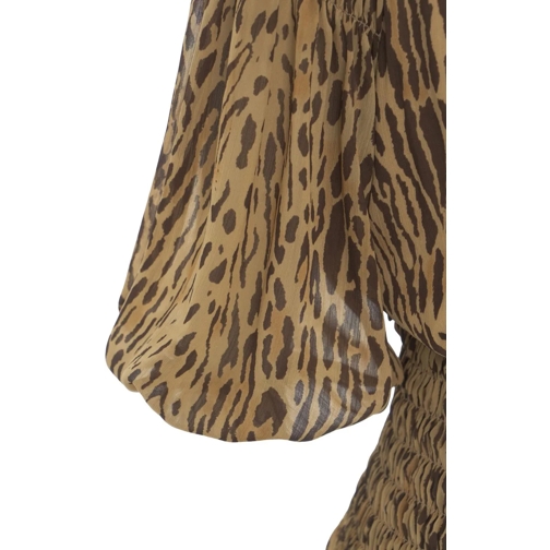 LIU JO Robes midi Mini dress with animal print braun (Image 4)