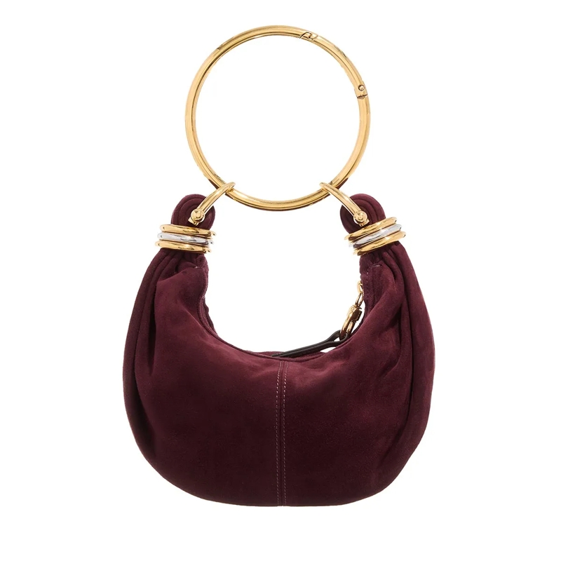 Chloé Hobo Bag Mini Bracelet Bag Deep Violine