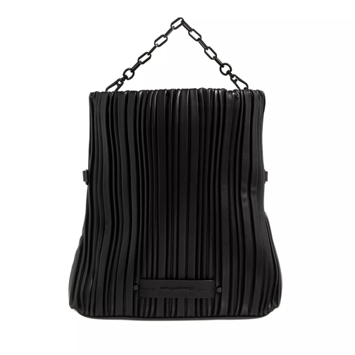 Karl Lagerfeld Kushion Knotted Small Fold Tote Black Tote