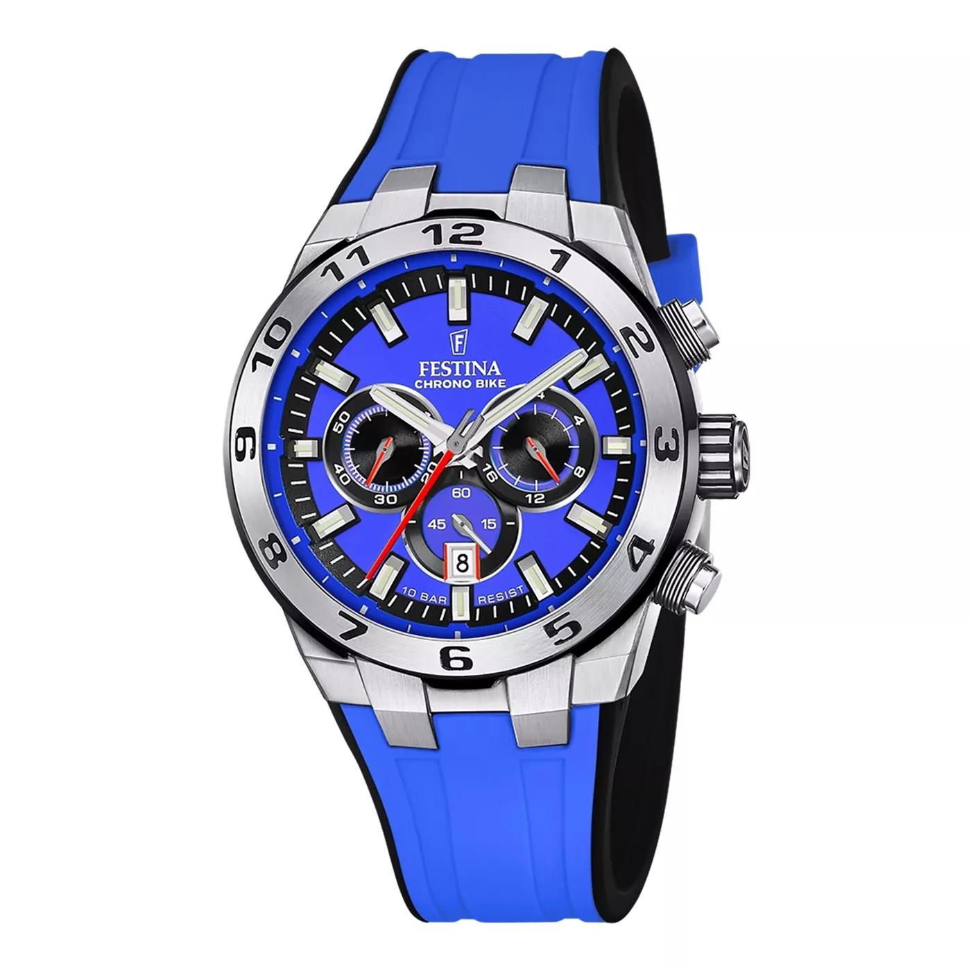 Festina Uhren - Festina Chrono Bike herren Uhr Blau F20671/3 - Gr. unisize - in Silber - für Damen