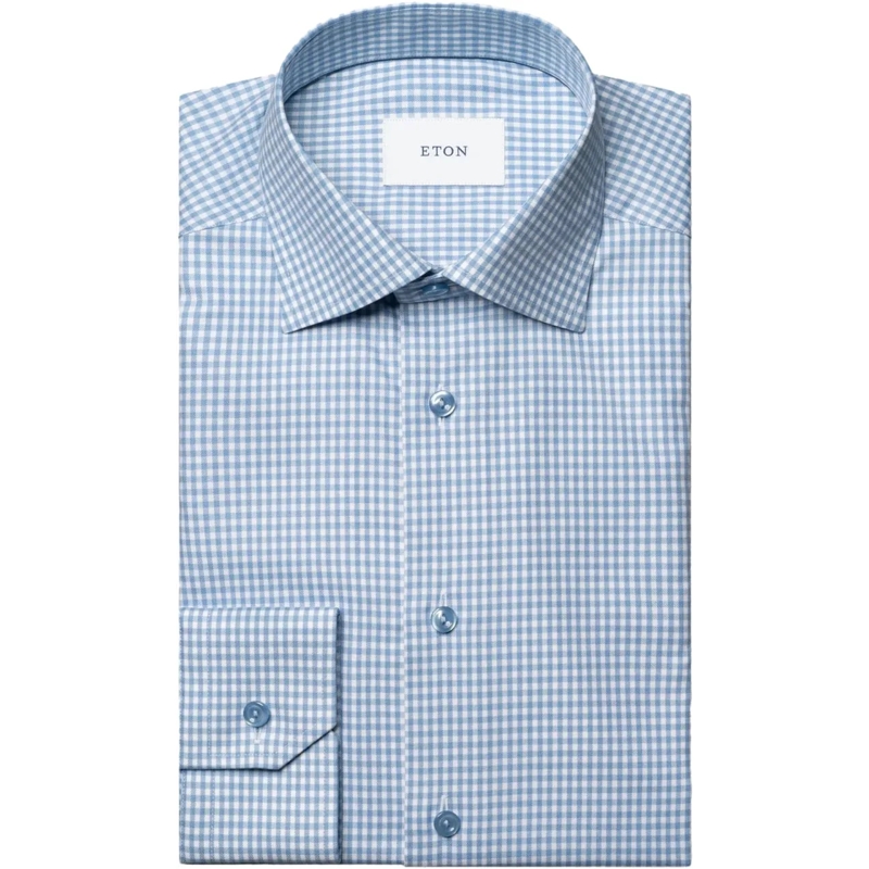 Eton  Eton  Lange Mouw Overhemden Blauw 100014566 blau(Image 2)