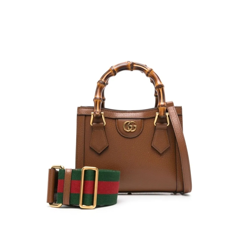 Gucci Tote Diana Small Tote Bag Red