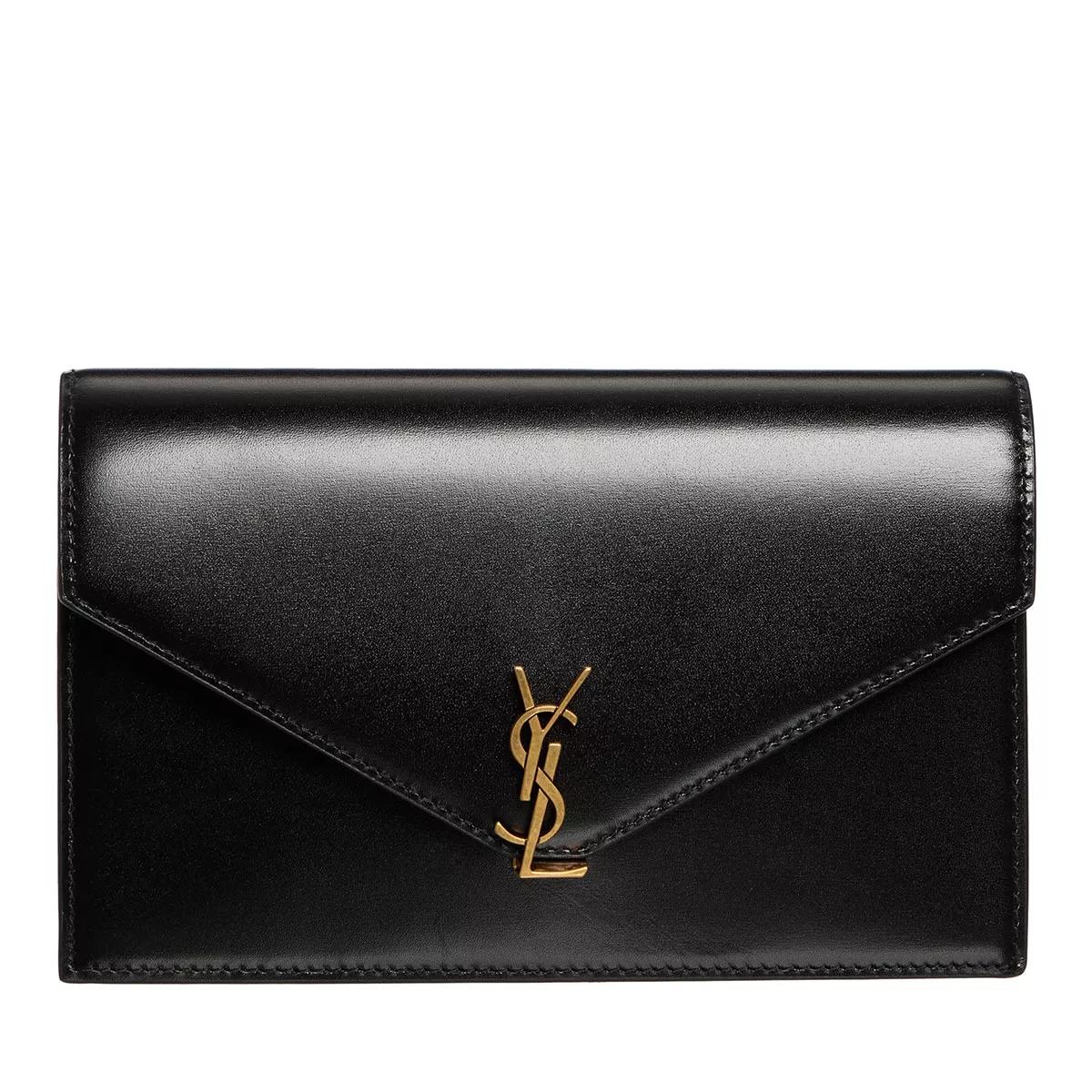 Saint Laurent Crossbody Bags - Envelope Mini Smooth Leather Bag - Gr. unisize - in Schwarz - für Damen