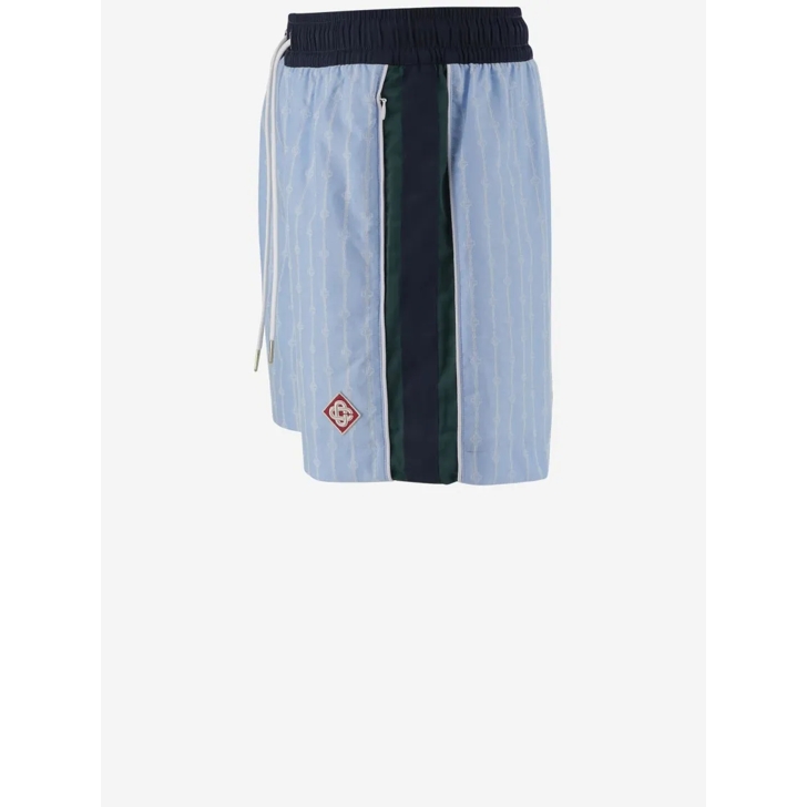 ショートパンツ Casablanca Graphic Print Cotton Short Pants Casablanca Graphic Print Cotton Short Pants Blue | Casual Shorts