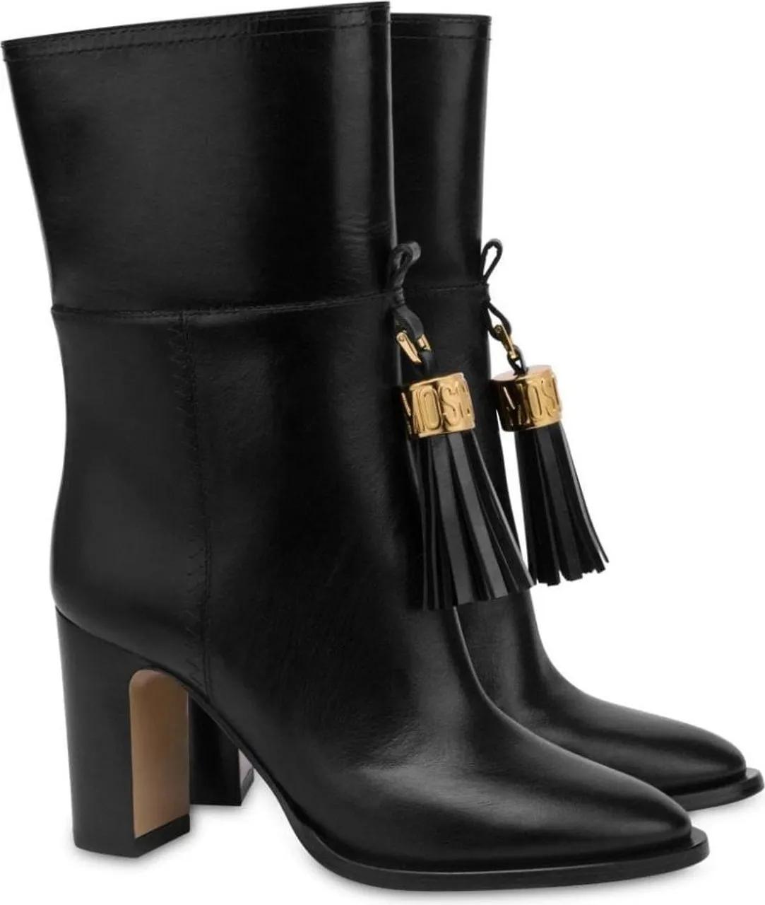 Moschino Stiefel - Boots Black - Gr. 37,5 (EU) - in Schwarz - für Damen