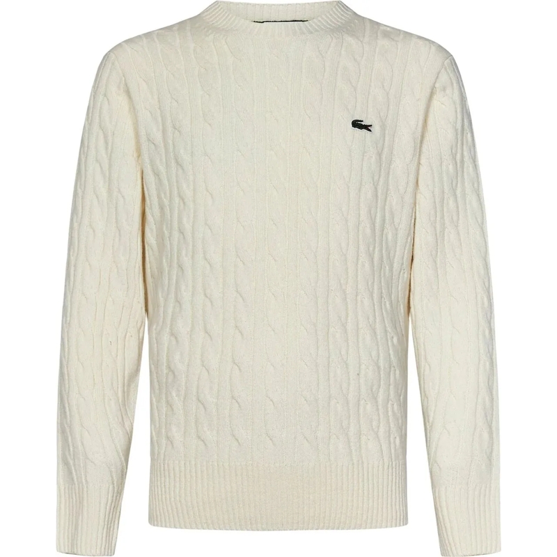 Lacoste  Sweaters Ivory weiß