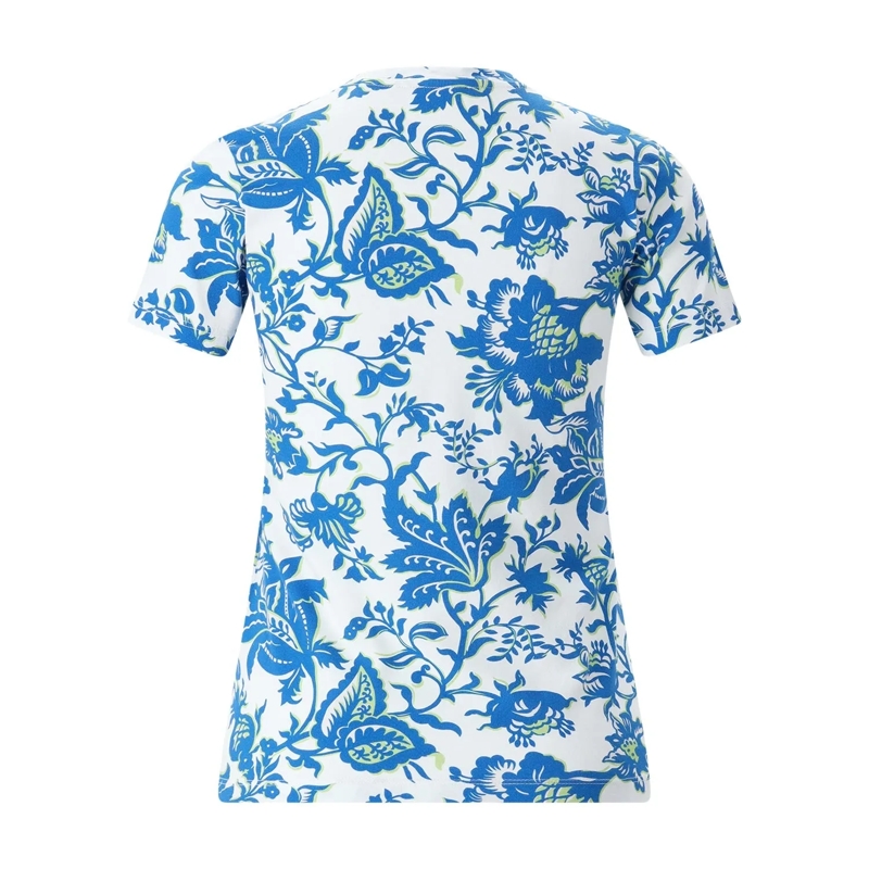 Etro T-Shirt T-Shirt mit floralem Muster blau(Image 2)