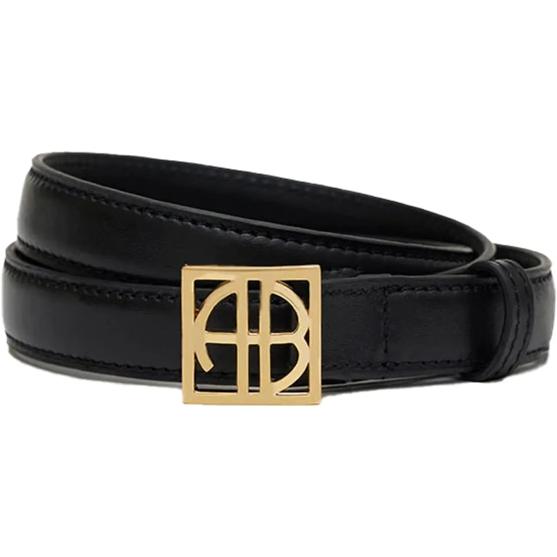 Anine Bing Ceinture riem zwart schwarz