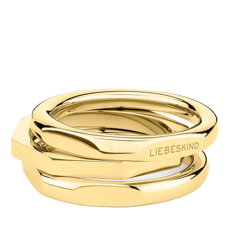 Liebeskind Berlin Ring Edelstahl Urban Chic gold