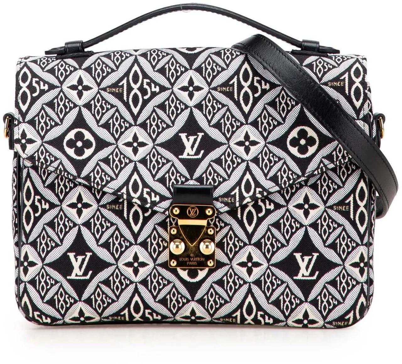 Louis Vuitton Hobo Bags - Monogram Jacquard Since 1854 Pochette Metis - Gr. unisize - in Schwarz - für Damen