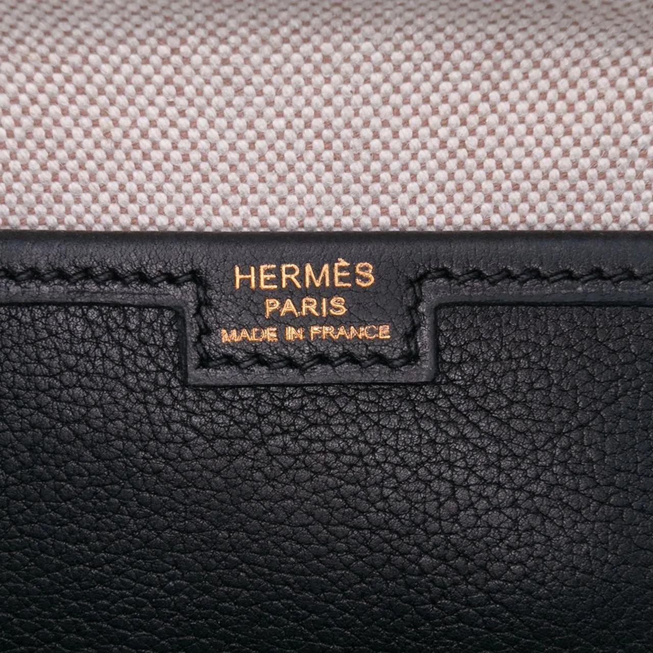 Thumbnail - Hermès Clutches - Evergrain Jige PM - Gr. unisize - in Schwarz - für Damen