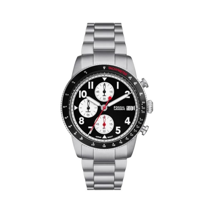 Fossil Chronograph Sport Tourer Uhr Silber