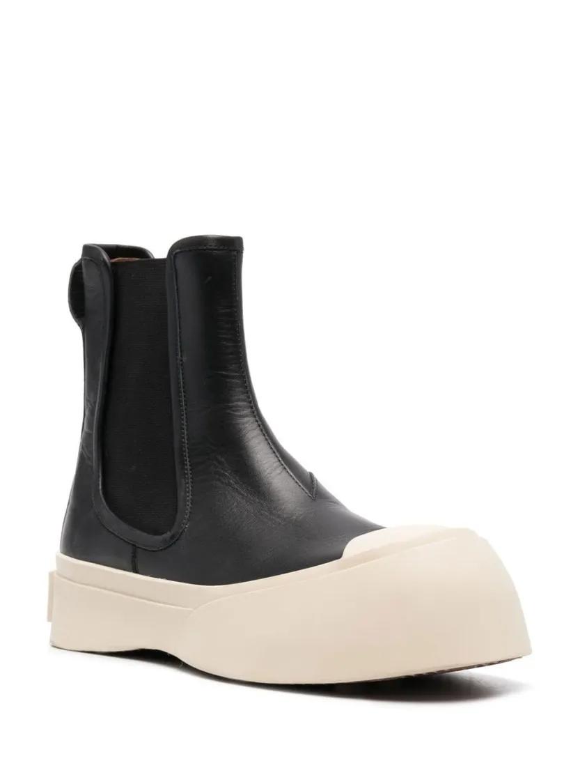 Thumbnail - Marni Stiefel - Slip-On Ankle Boots - Gr. 37 (EU) - in Schwarz - für Damen