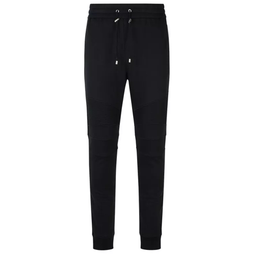 Balmain Jogger' Black Cotton Pants Black 