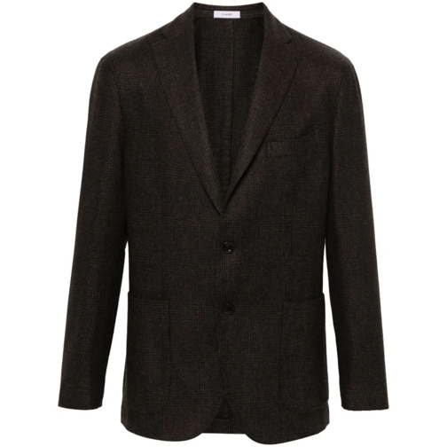 Boglioli Blazer Chocolate Brown Virgin Wool Jacket Brown