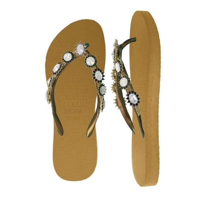 UZURII Flip Flops Pantoffeln Pantoffel Boo Boo gelb(Image 3)