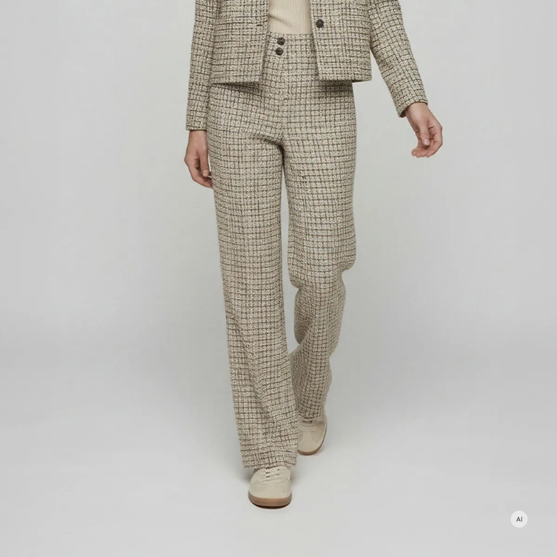 Marc Aurel Hose Hose- angesetzter Bund- Eingrifftaschen- weite beige(Image 3)