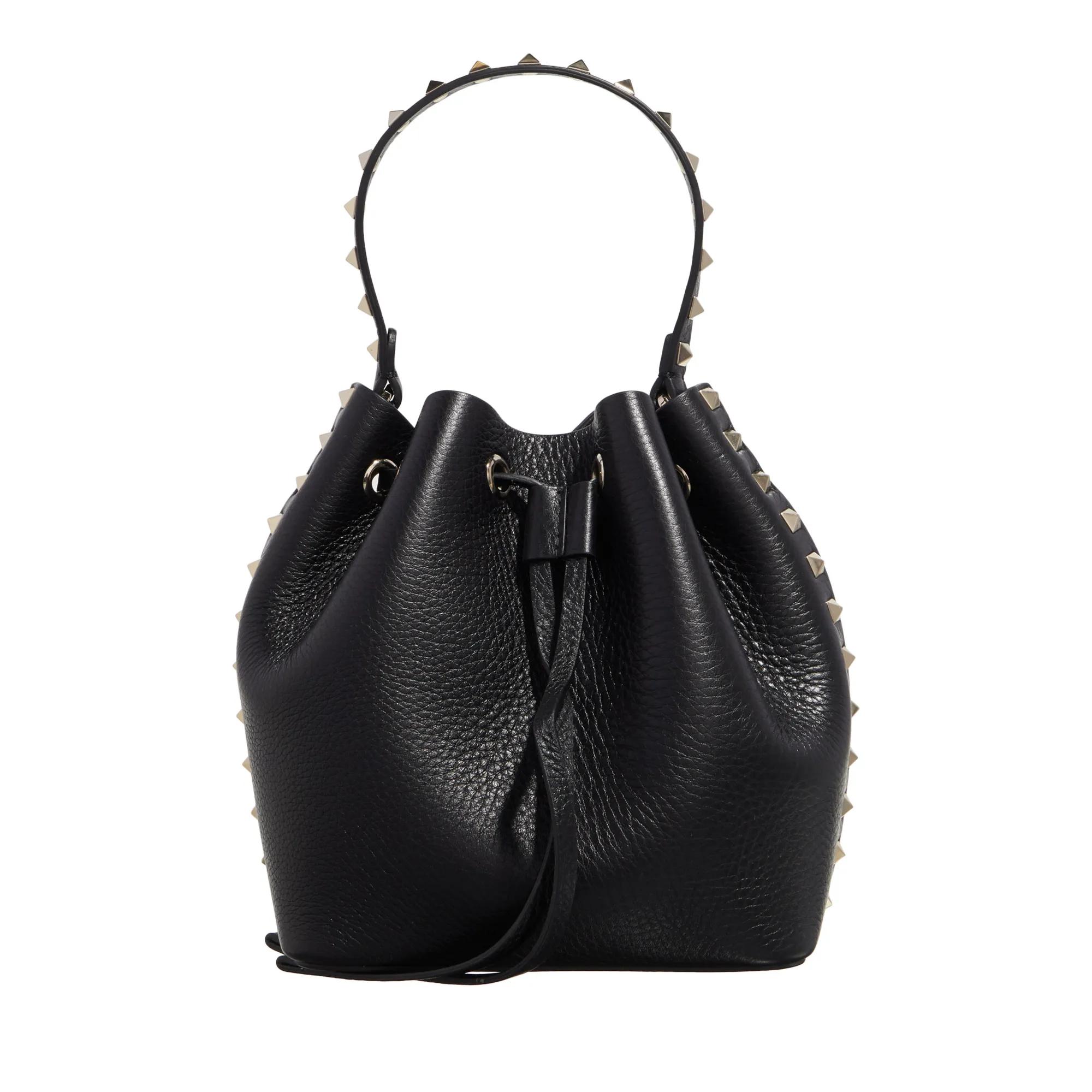 Valentino Garavani Beuteltasche - Drawstring Bag Rockstud - Gr. unisize - in Schwarz - für Damen