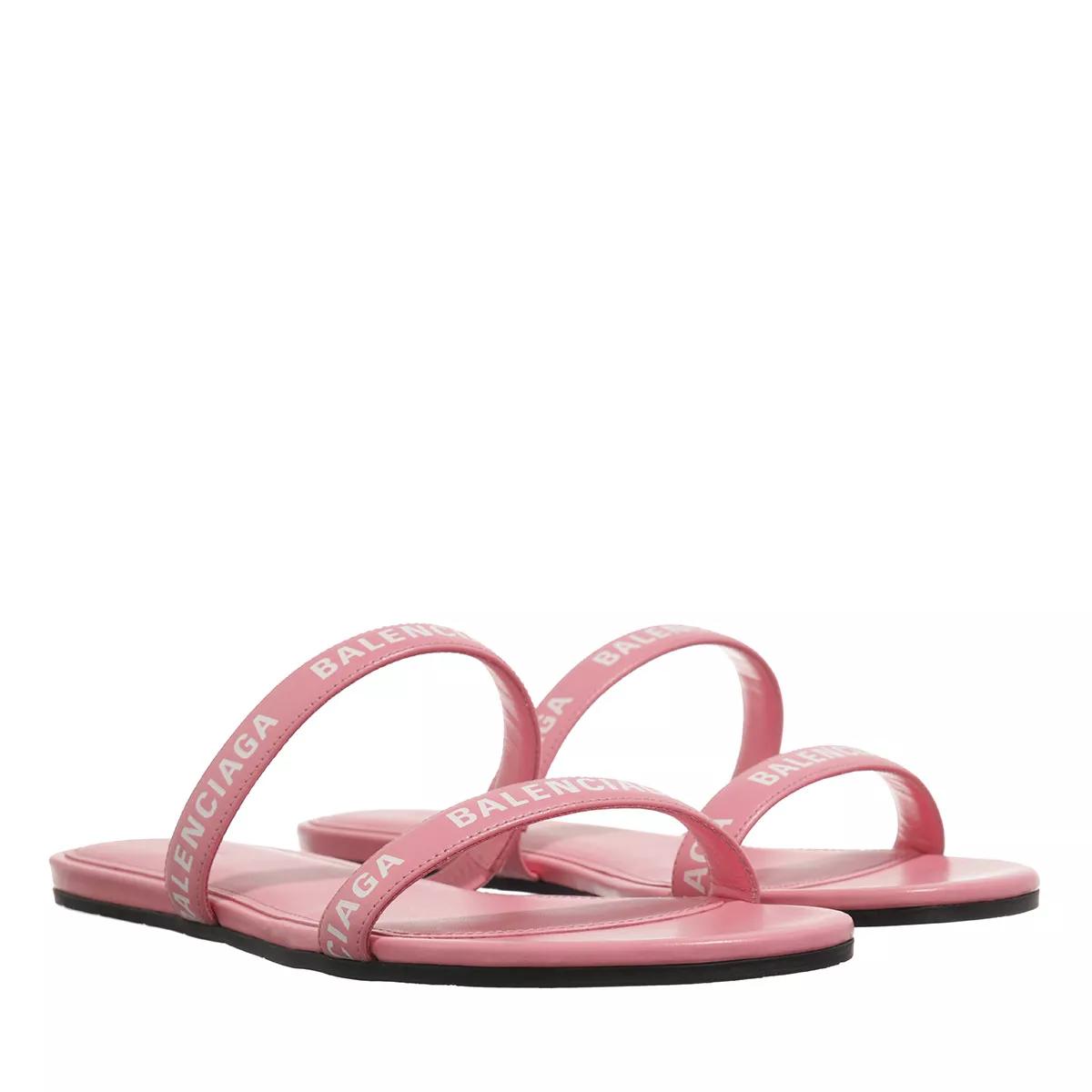 Pink balenciaga best sale flip flops