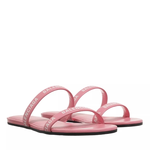 Balenciaga Flat Sandals Pink Slide