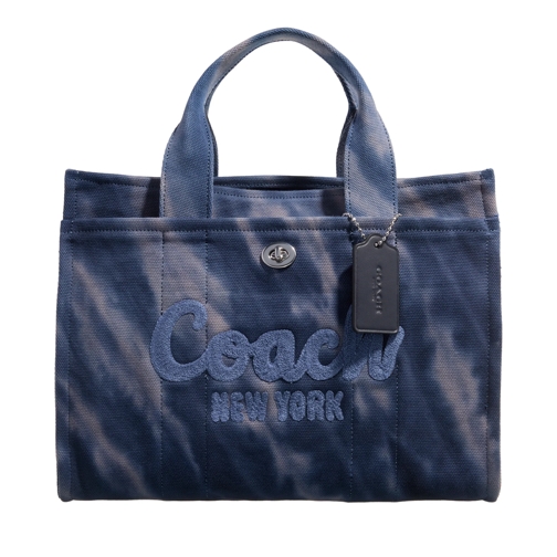 Coach Tie Dye Cargo Tote lh/midnight navy Rymlig shoppingväska