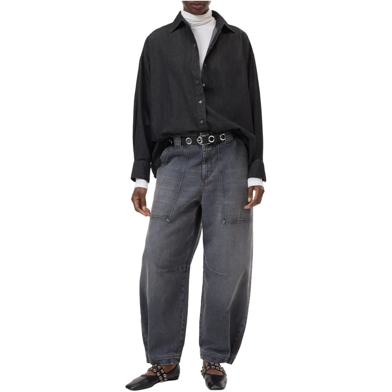 Closed Bluse Closed Cape Blouses Grijs C94619-191-27 grau(Image 2)