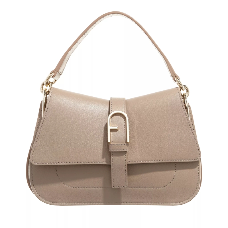 Furla Satchel Furla Flow Mini Top Handle Greige