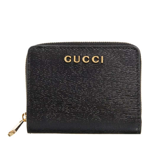 Gucci Mini Portemonnaie Black Plånbok med dragkedja