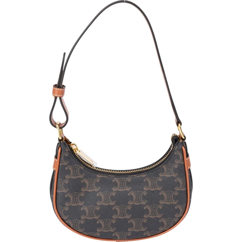 Celine Schultertasche Celine Maccadam Monogram Mini Ava Handbag braun