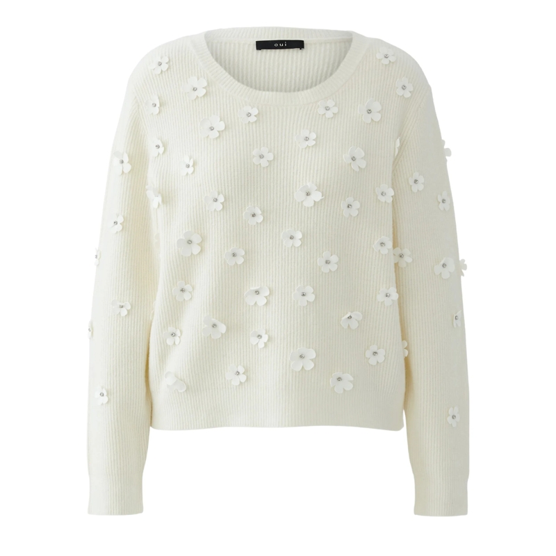 Oui Pullover Pullover creme
