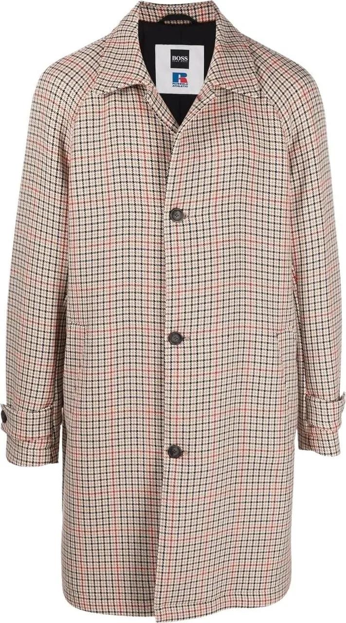 Thumbnail - Hugo - Boss X Russell Athletic Dejam Houndstooth Coat - Größe 48 - bunt