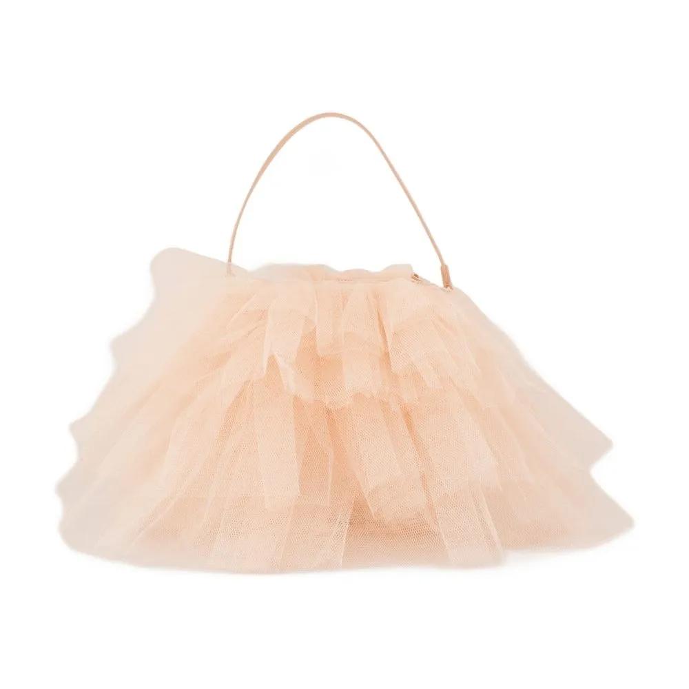 Simone Rocha Hobo bags Mini Frilly Tutu Crossbody Polyester Neutral in poeder roze