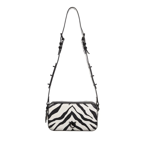 PINKO Camera Case Black/White Camera Bag