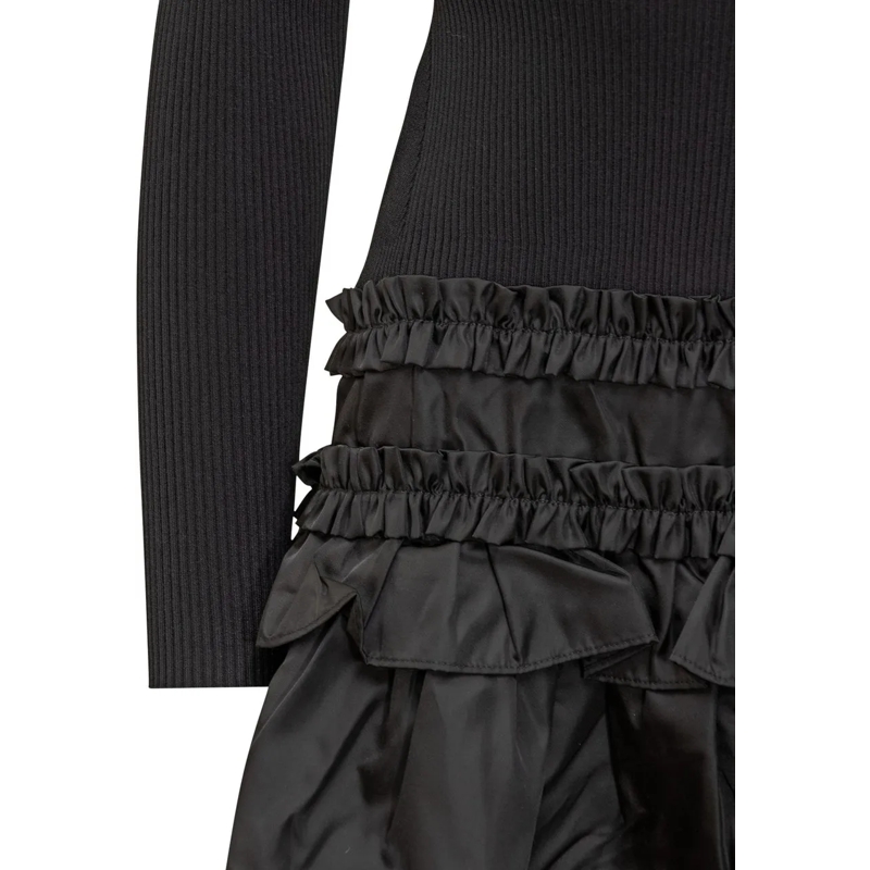 GANNI Minikleid Abito Ganni schwarz(Image 4)