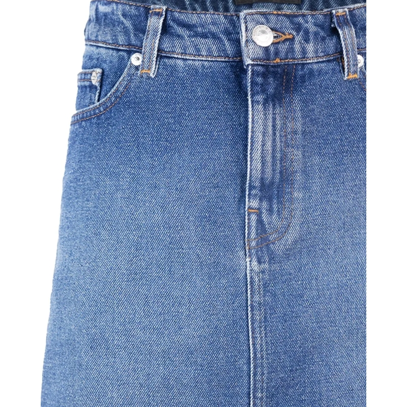A.P.C. Minijupe Minirock Moss Blau(Image 4)