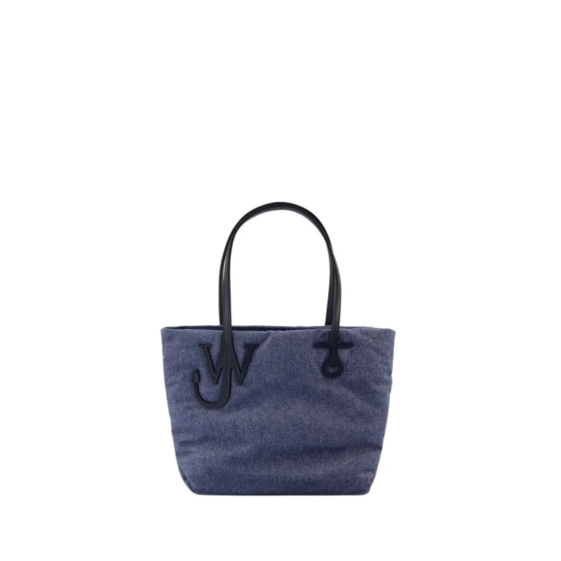 J.W.Anderson Fourre-tout Small Puffy Anchor Logo Tote Bag blau