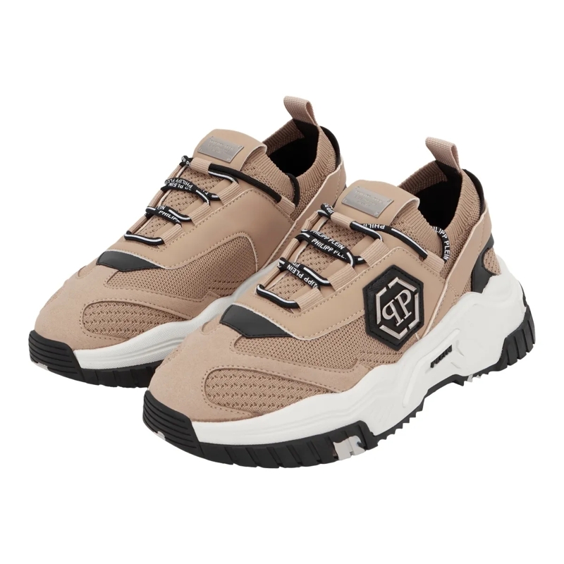 Philipp Plein Low-Top-Sneaker Runner Sneaker Predator beige