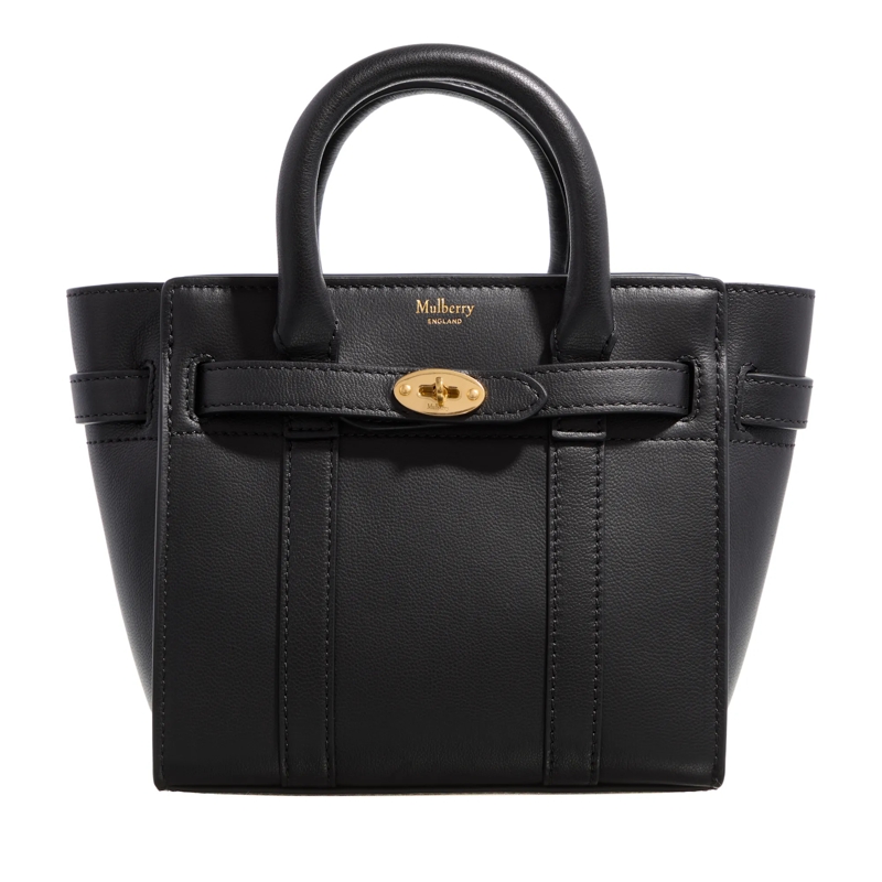 Mulberry Satchel Micro Zipped Bayswater Black