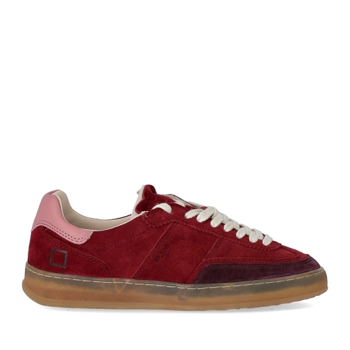 D.A.T.E sneaker basse D.A.T.E. SPORTY COLORED BURGUNDY SNEAKER rot