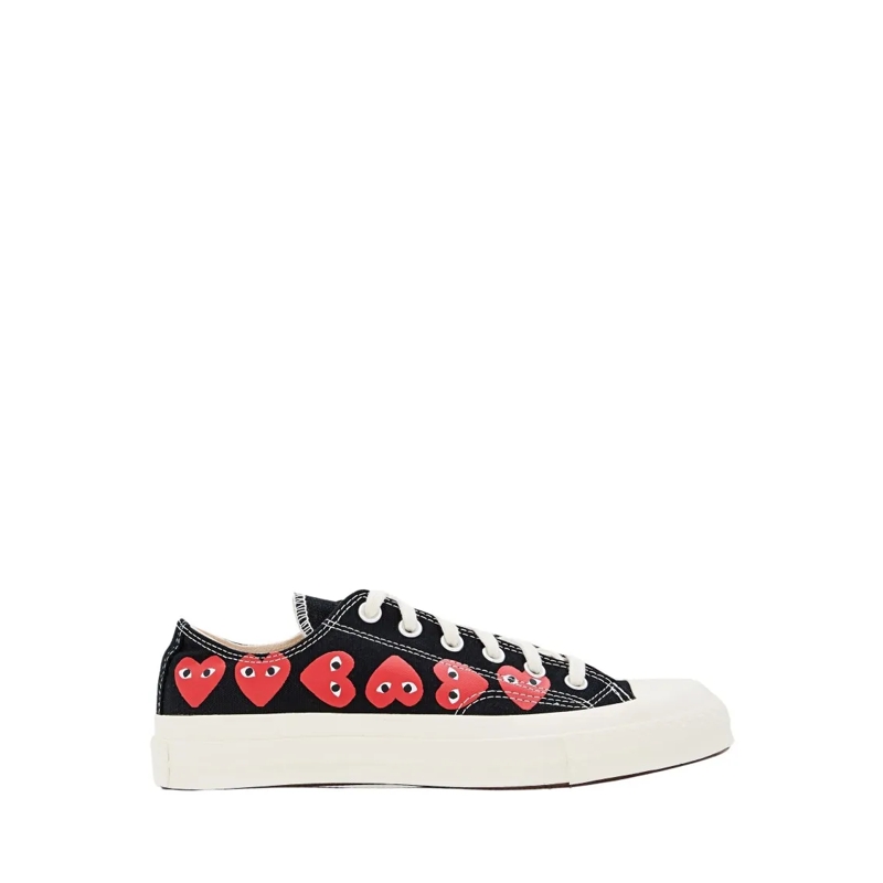 Comme des Garcons Low-Top-Sneaker Low-Top Sneakers Red