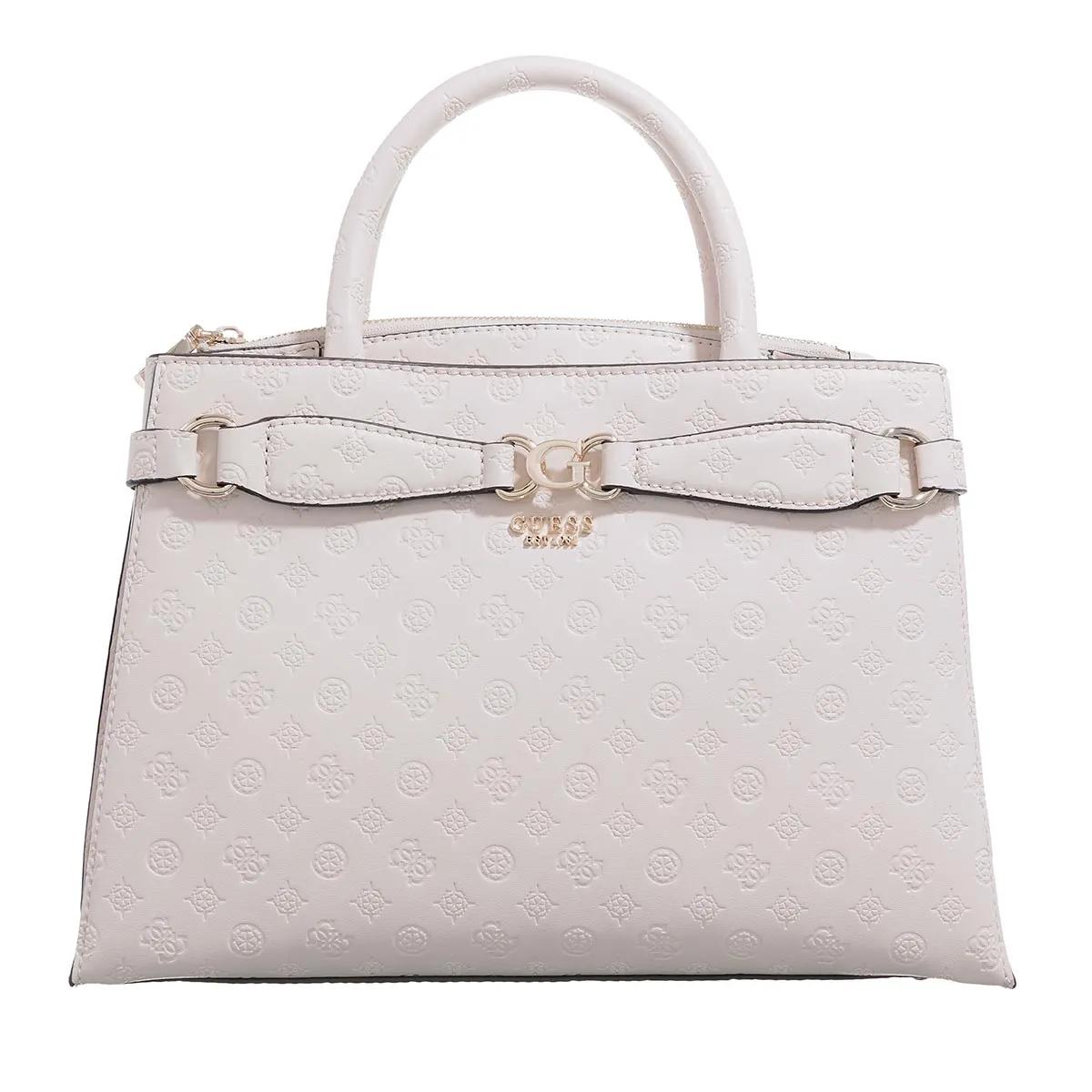 Guess Satchel Bag - Arlena Logo Girlfriend Satchel - Gr. unisize - in Beige - für Damen