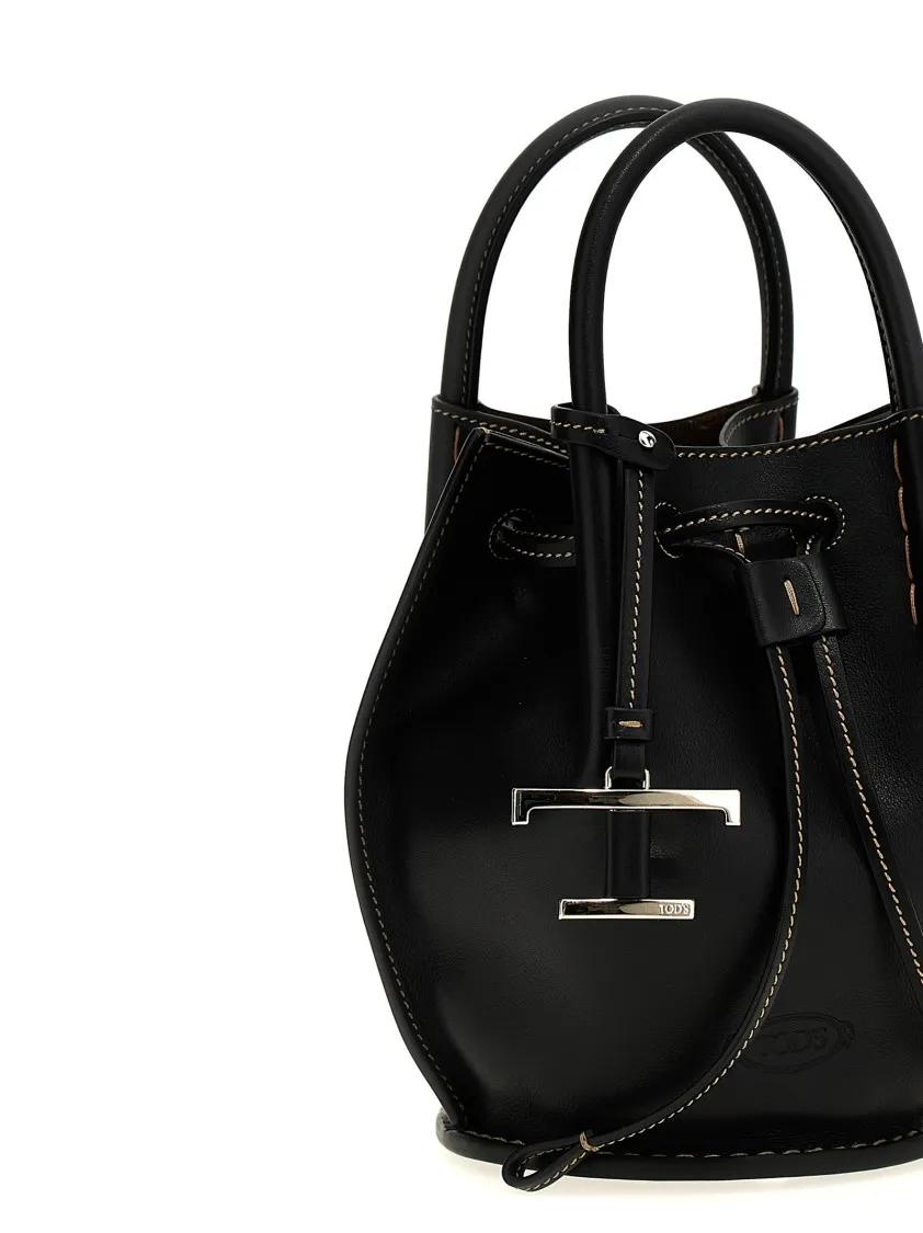 TOD'S Bucket bags 'Buz Mini' Handbag in zwart